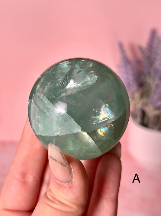 Blue Lake Fluorite Spheres - Choose Your Own