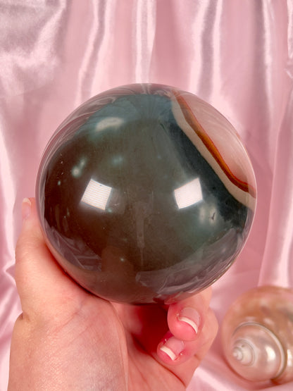 Pastel Pink Eyeball Polychrome Sphere