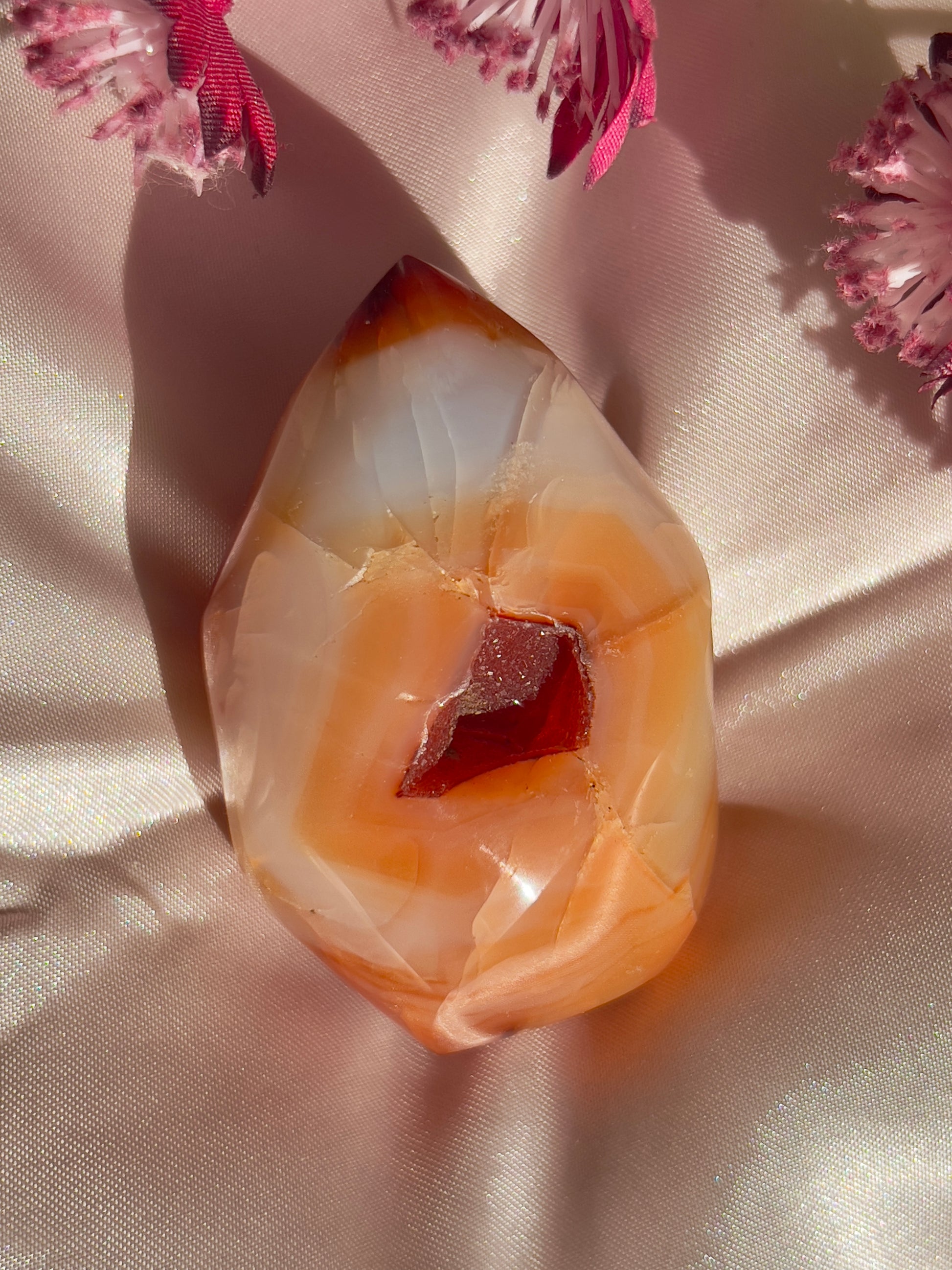 small carnelian flame