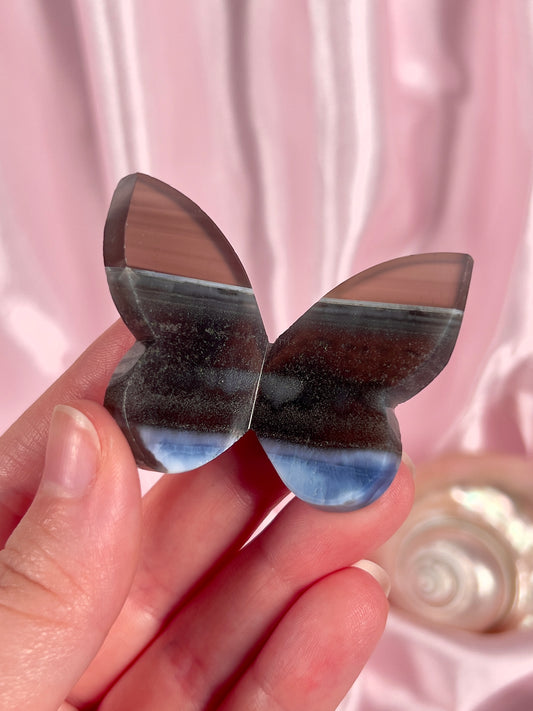 Blue Opal 3D Butterfly - Intuitively Chosen