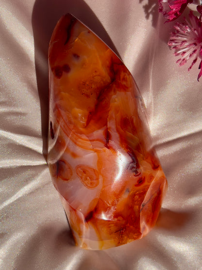 small carnelian flame