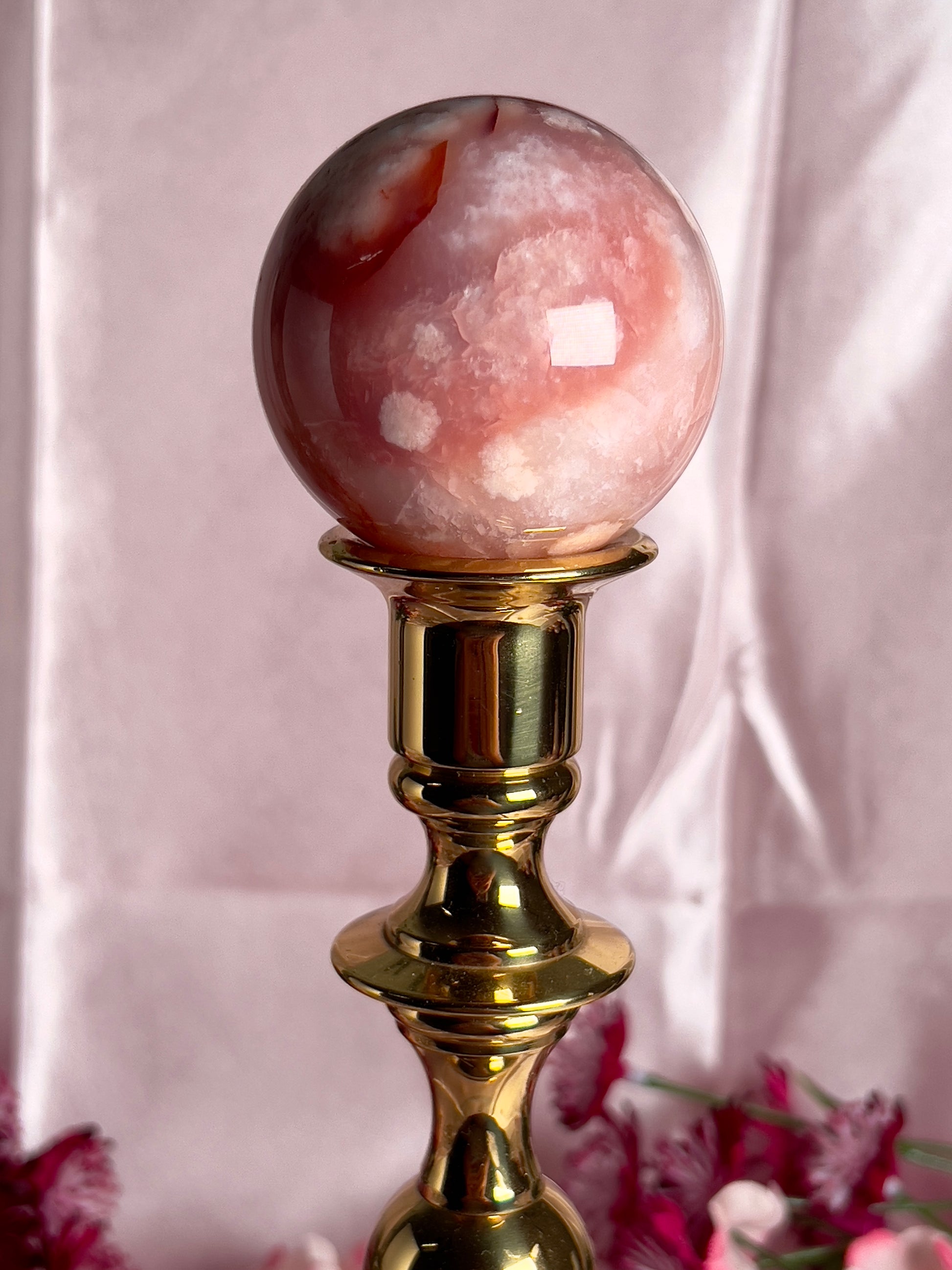 Brass Sphere Display Holder