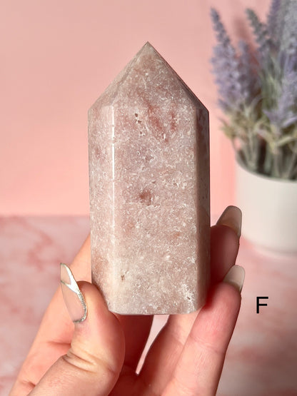 Beautiful Pink Amethyst Towers Medium Size - Choose Your Own