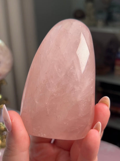 Soft Pink Star Rose Quartz Freeform