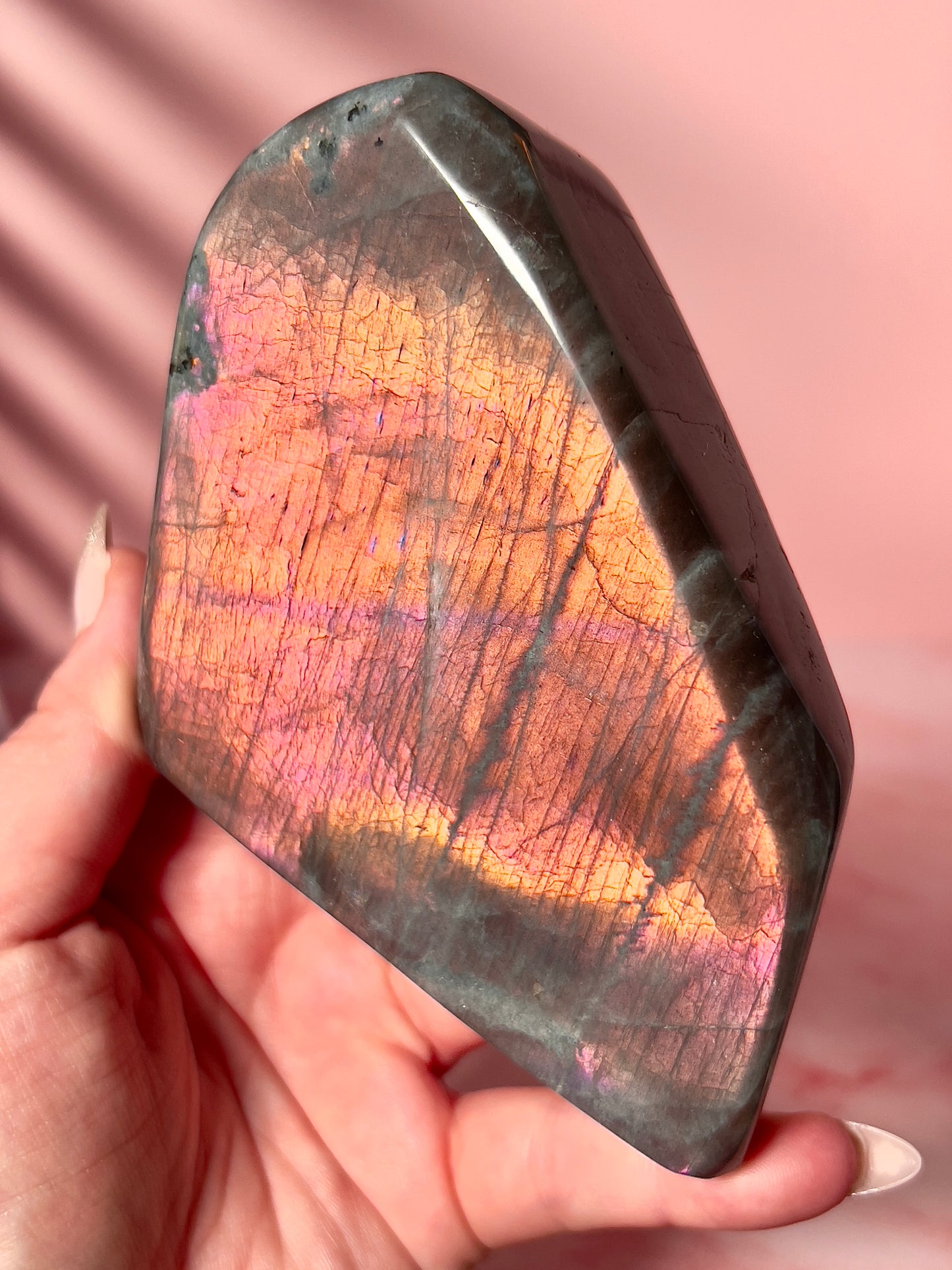 Orange Labradorite Freeform
