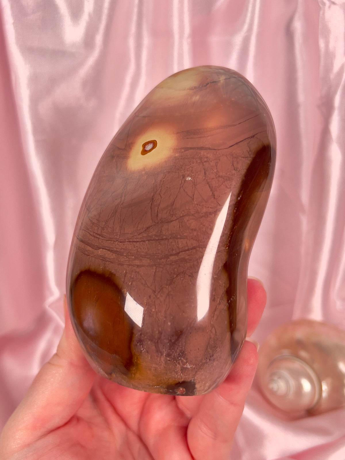 Mauvey "Bean" Polychrome Jasper Freeform