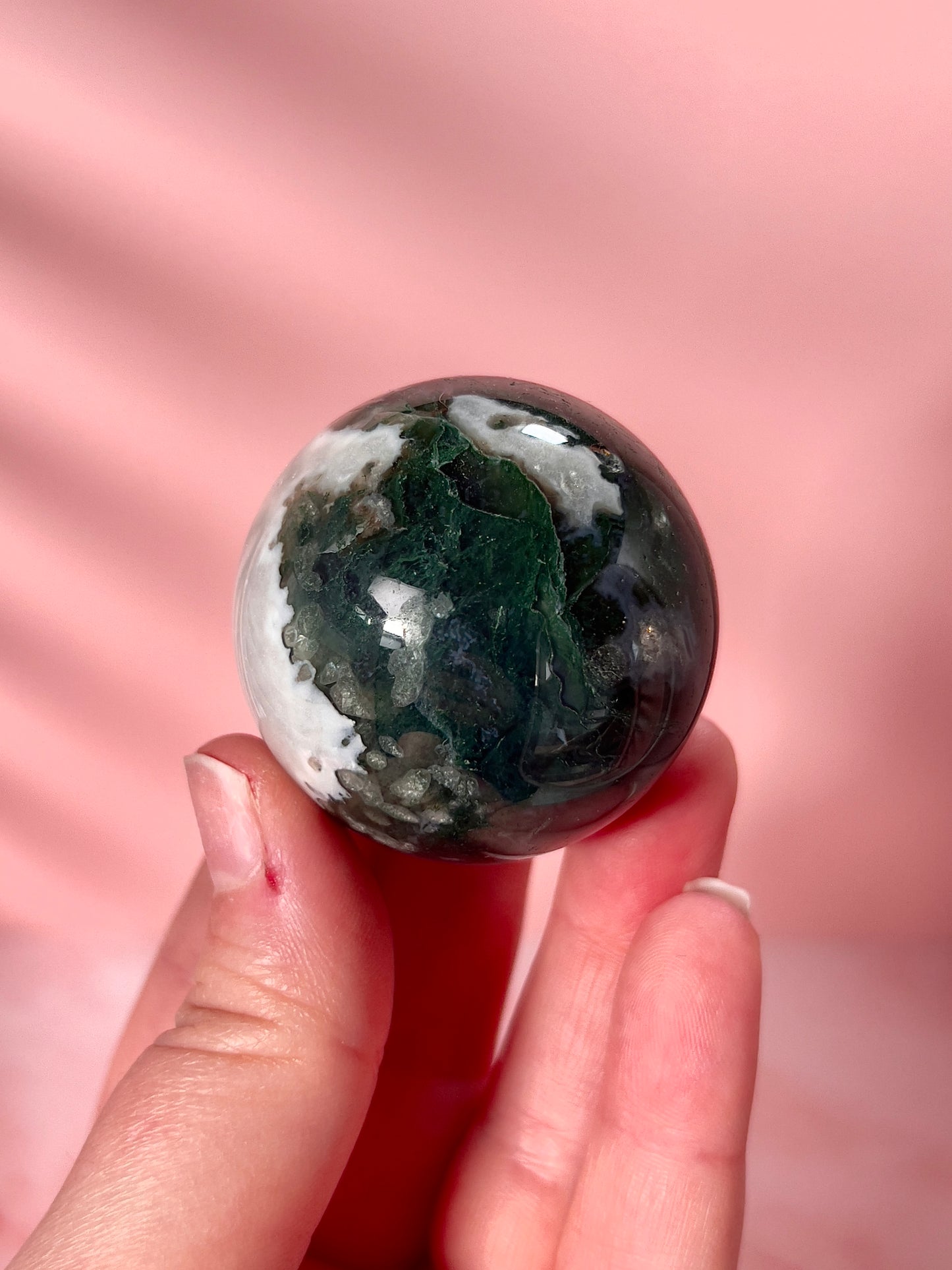 Moss Agate Sphere (A)