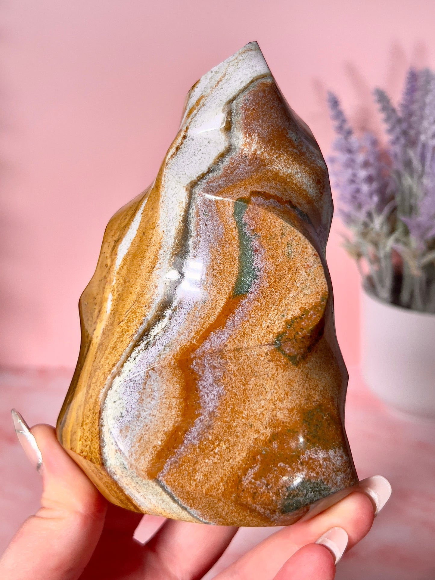 Imperfect Sea Jasper Flame