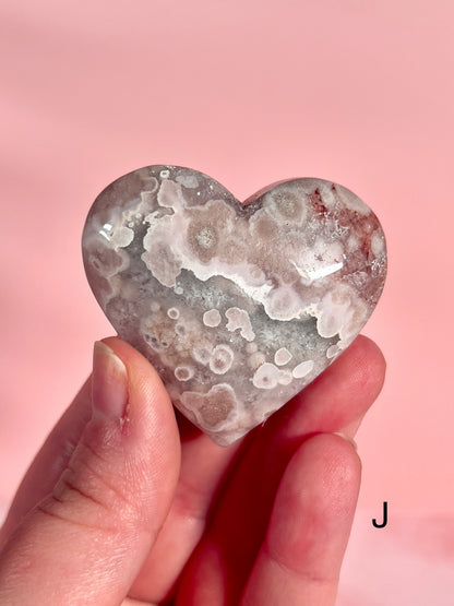 Pink Amethyst Hearts - Choose Your Own