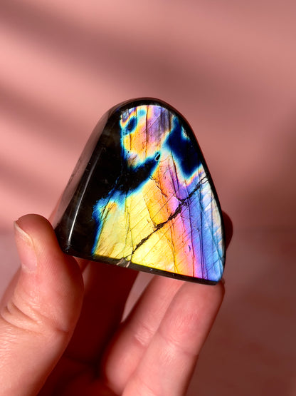 Imperfect High Quality Rainbow Labradorite Freeform