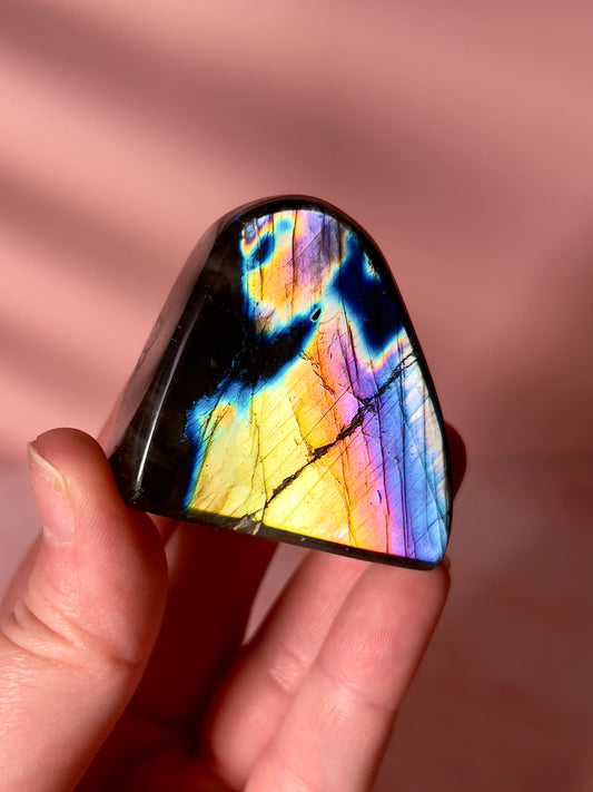 Imperfect High Quality Rainbow Labradorite Freeform