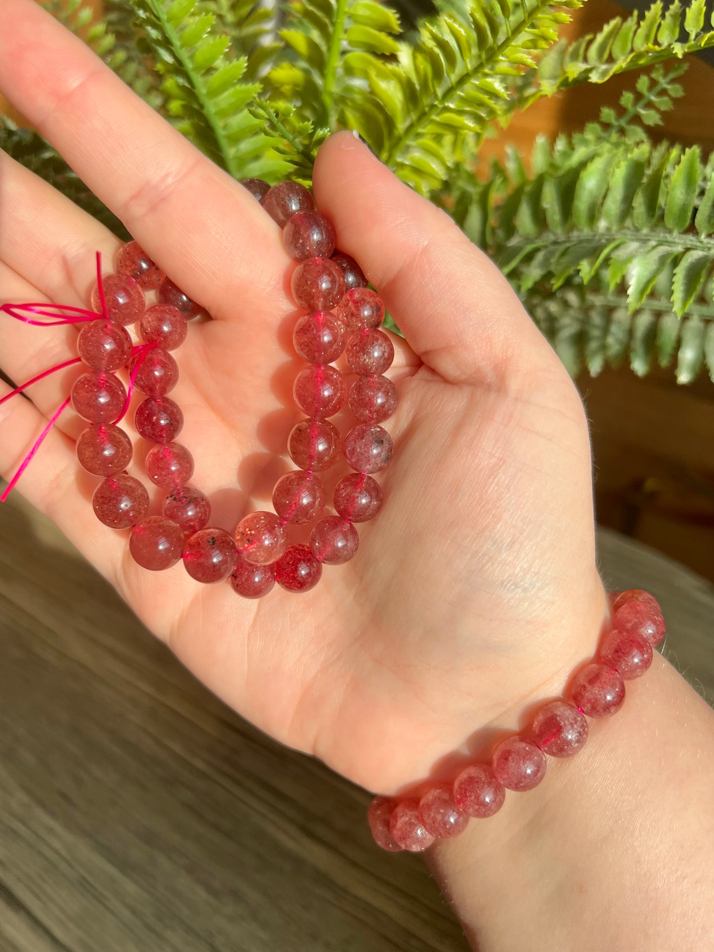 Strawberry Quartz Bracelet