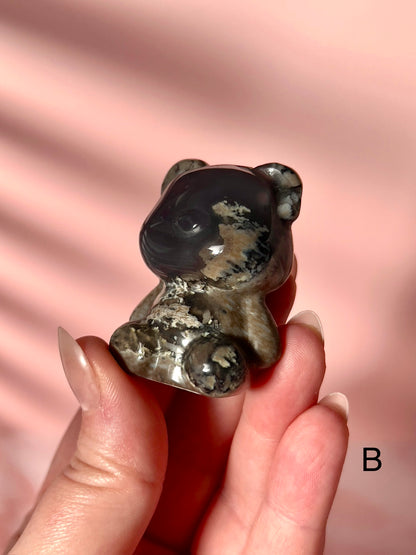 Volcano Agate Teddy Bears - Choose Your Own