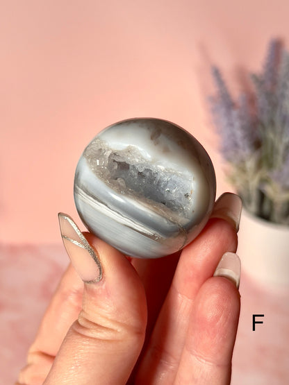 Small Druzy Agate Spheres - Choose Your Own