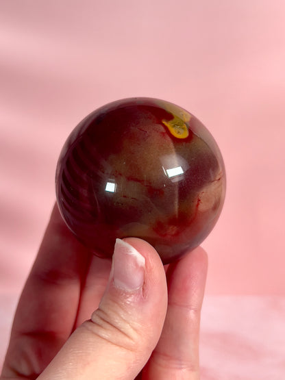 Burgundy Mookaite Sphere