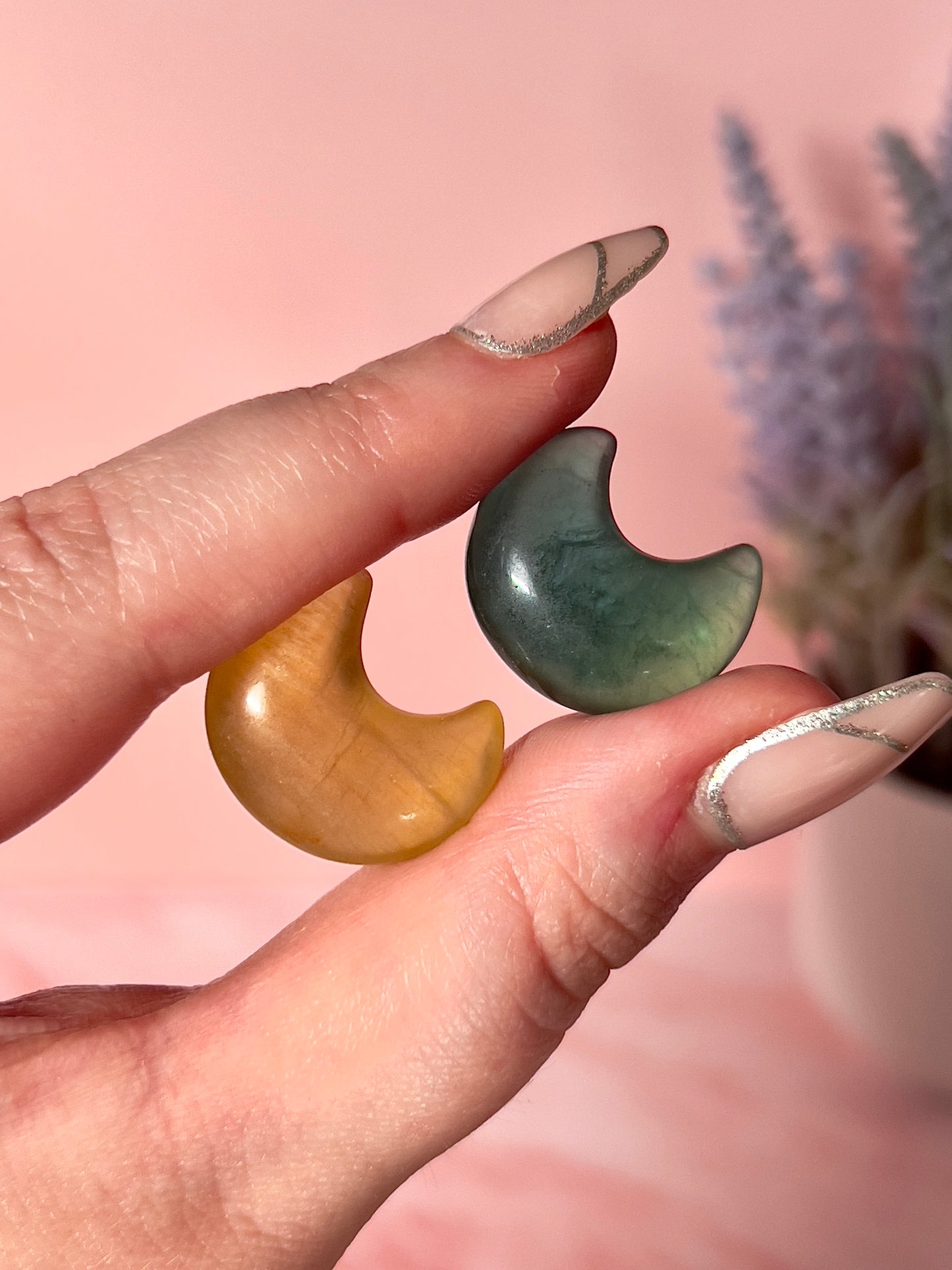 Mini Fluorite Stars and Moons