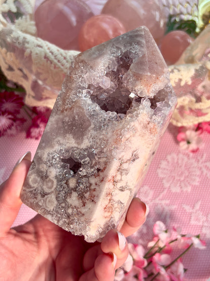 Princess Pink Amethyst Statement Tower