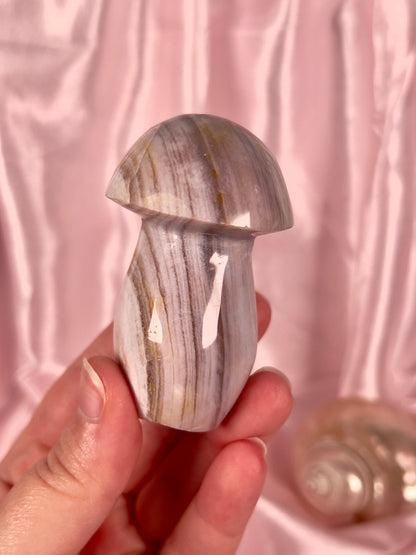 Neutral Pastel Sea Jasper Mushroom