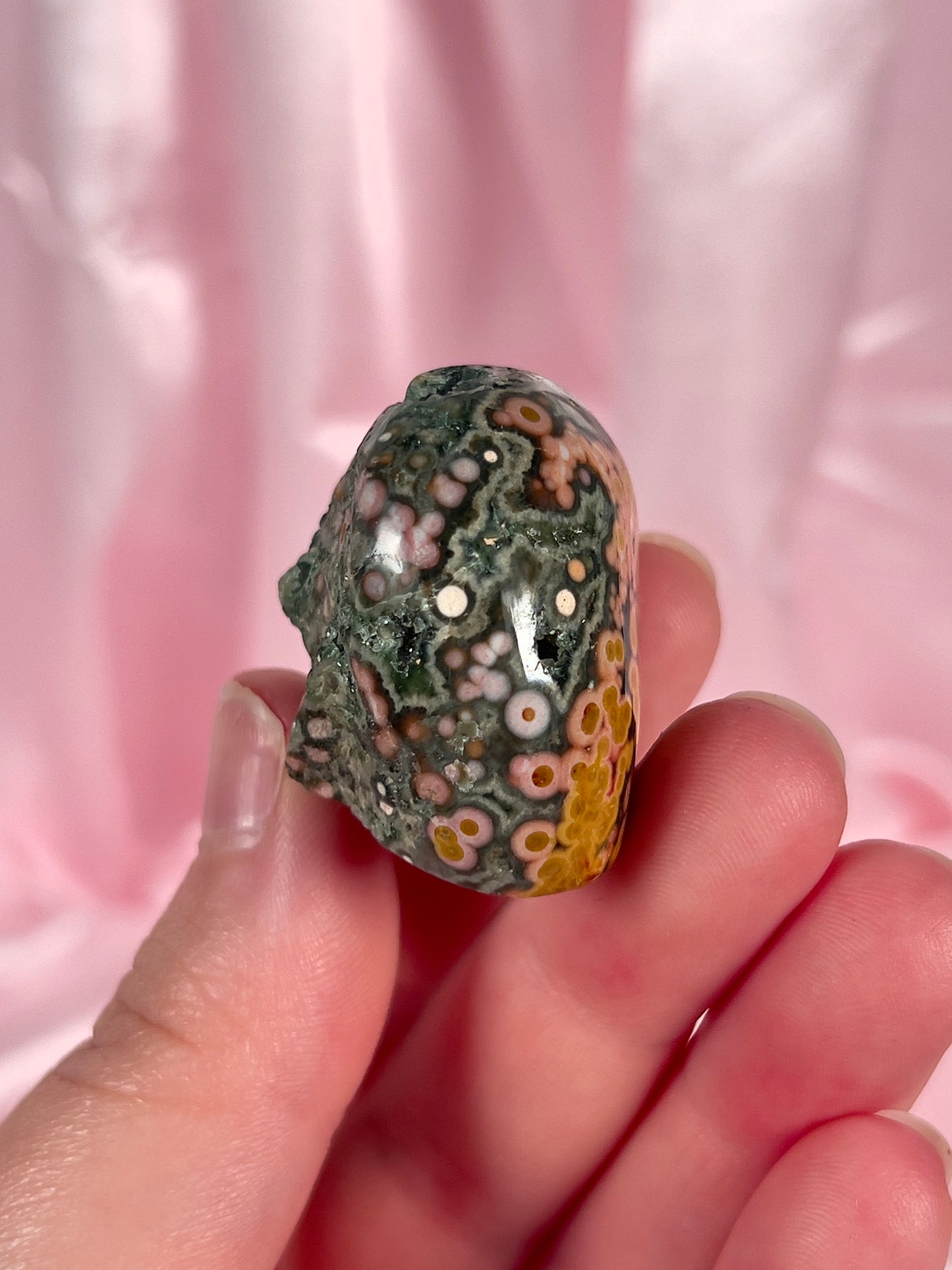 Mini Authentic Ocean Jasper Half Polished Freeform