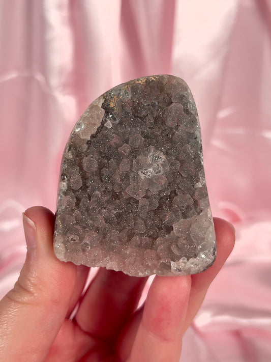 Muted Cotton Candy Sugar Amethyst Cut Base