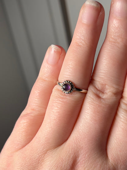 Amethyst Vintage Style Ring Size 7.5