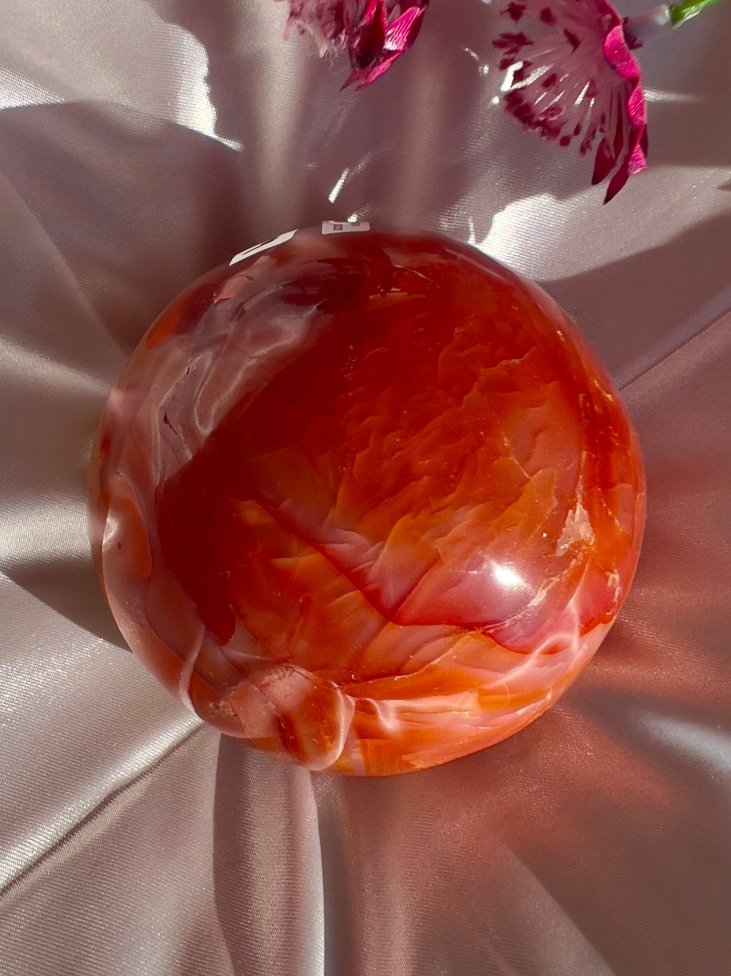 Warm Pink Carnelian Sphere