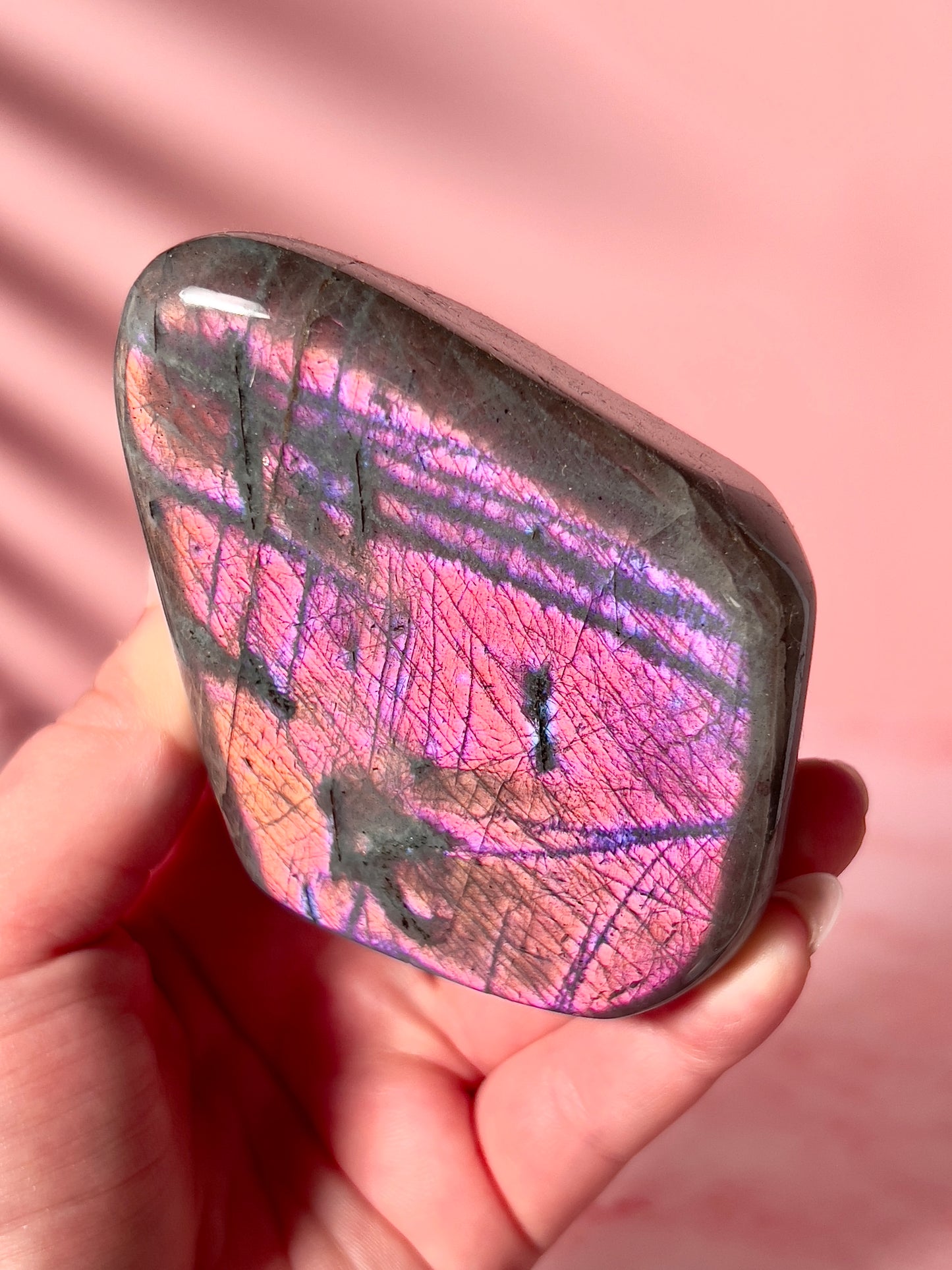Pink Labradorite Freeform