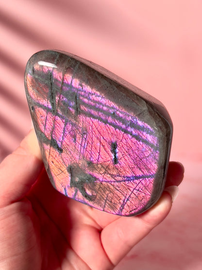 Pink Labradorite Freeform