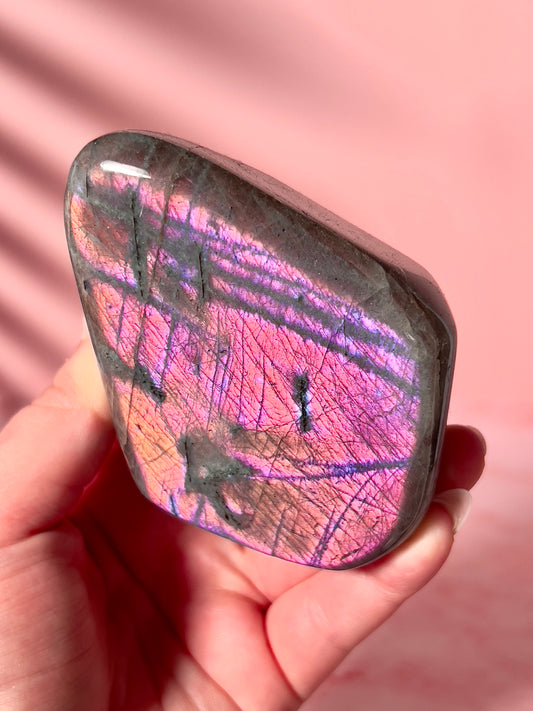 Pink Labradorite Freeform