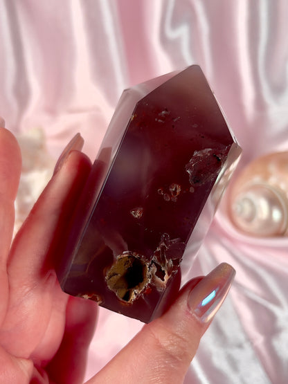 Amethyst Agate Tower from Brazil