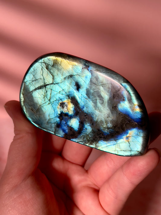 Watercolor Blue Labradorite Freeform