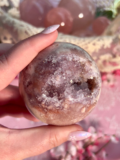 Pink Amethyst Sphere