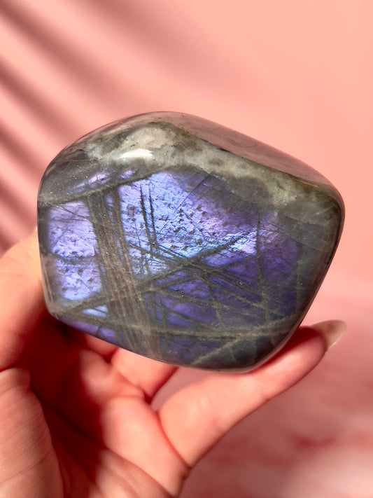 Blue and Purple Labradorite Freeform