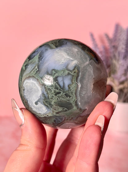 Moss Agate Sphere