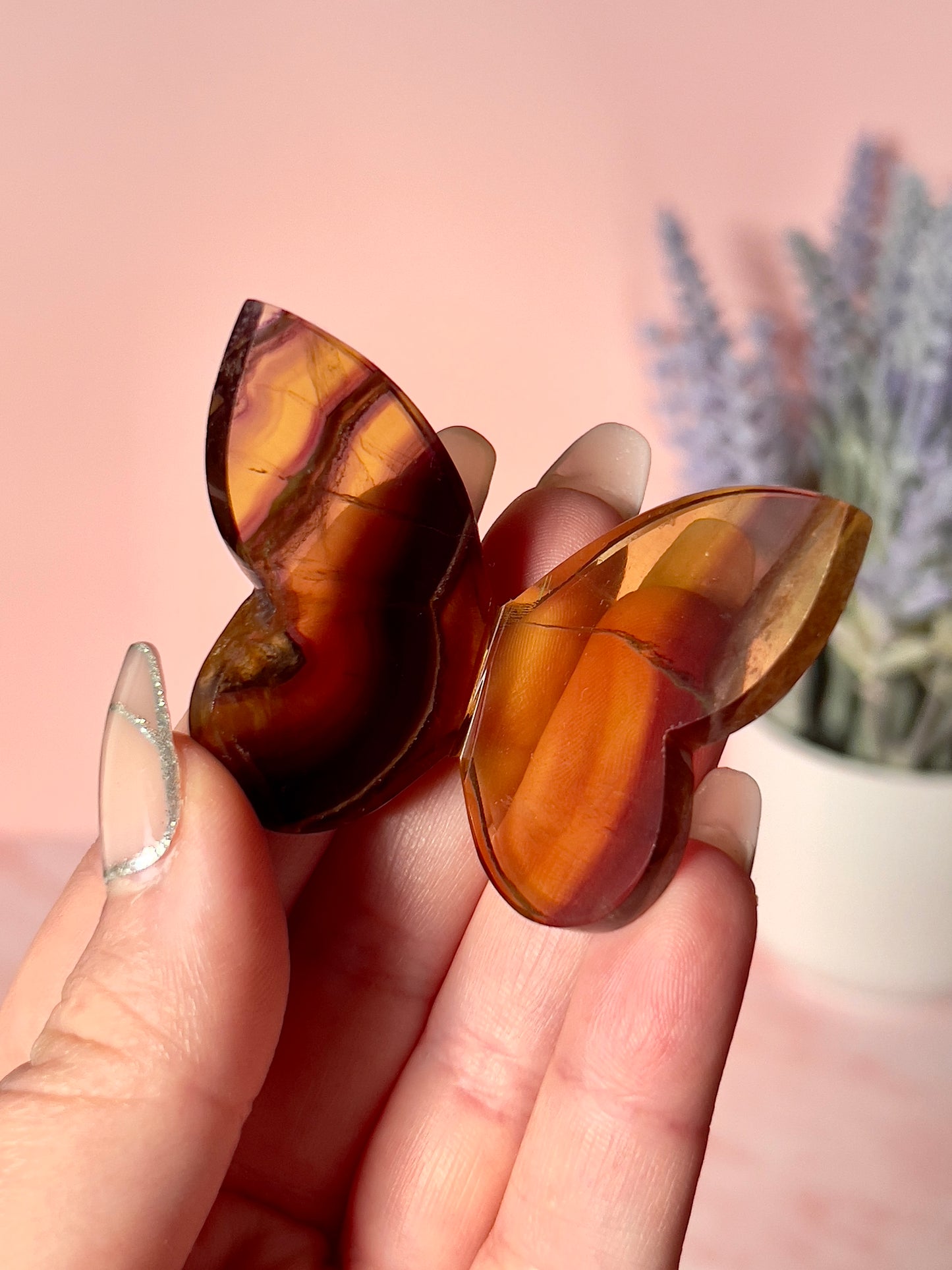 Jelly Transparent Fluorite Butterfly - Intuitively Chosen