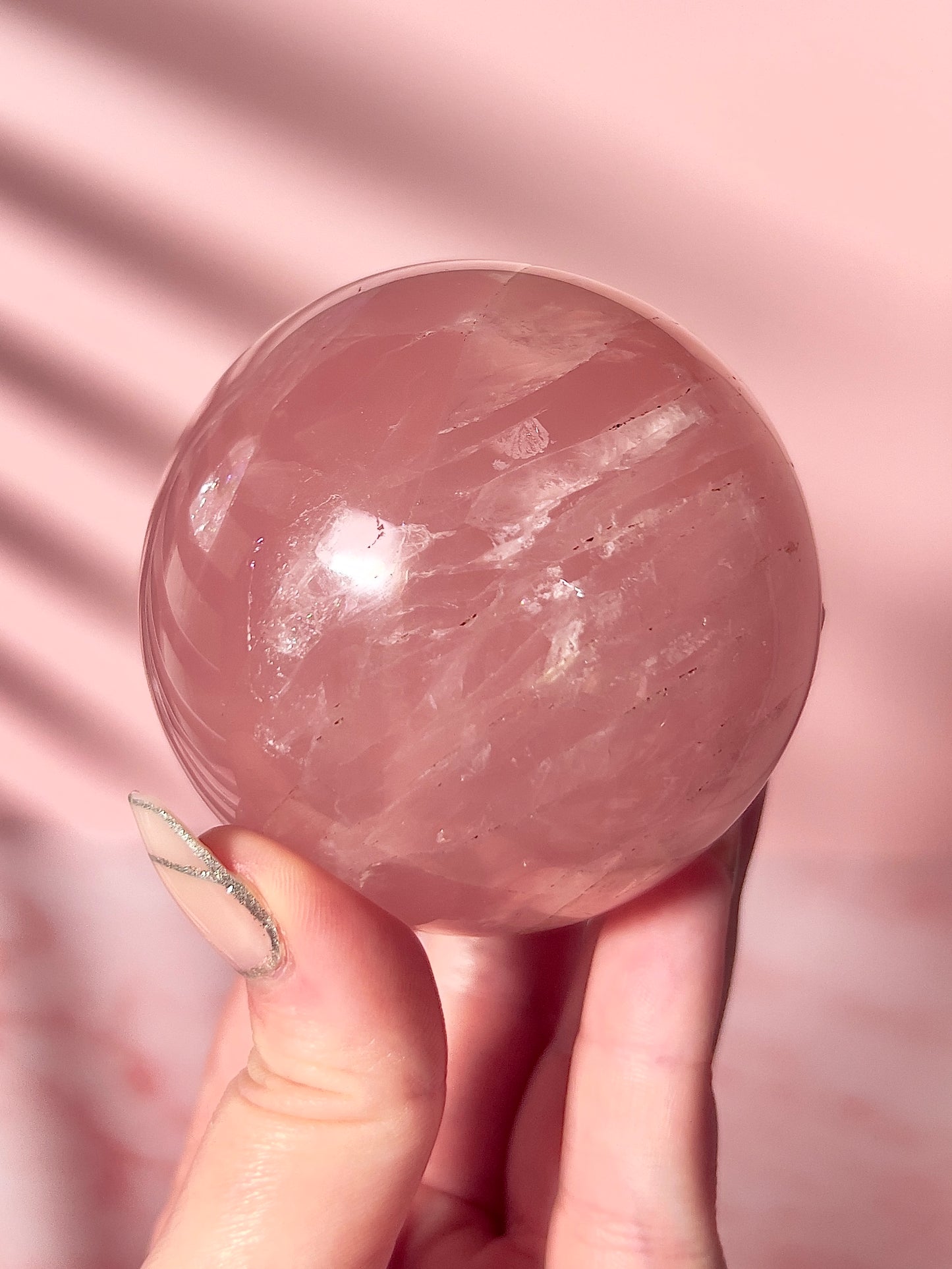 Rose Quartz Sphere “H”