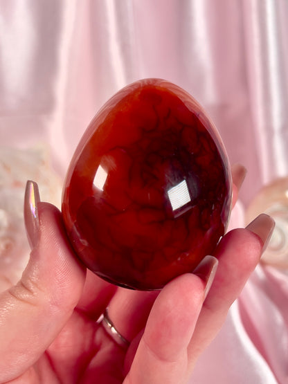 Peachy Carnelian Egg