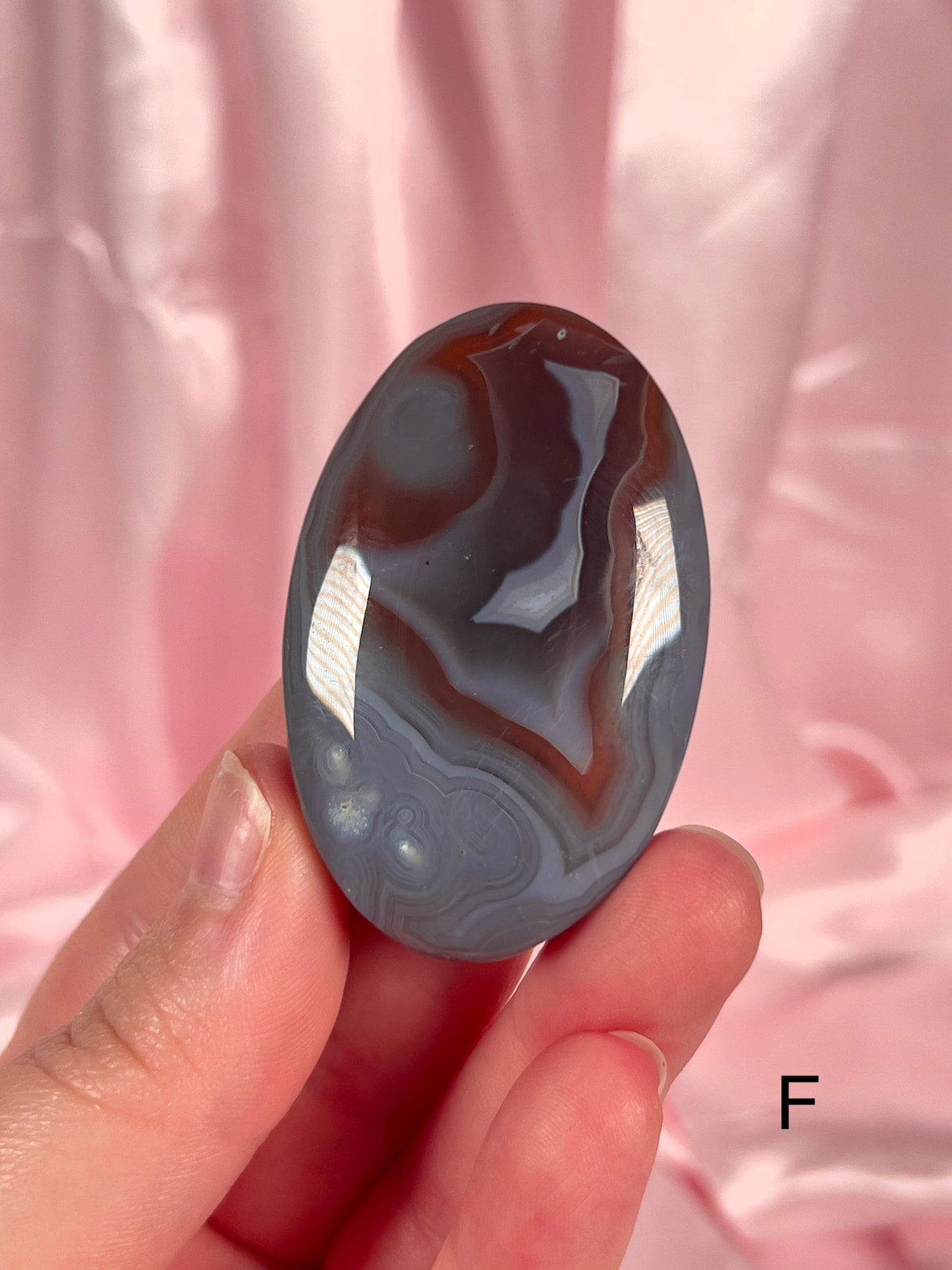 Swazi Agate Palm Stones - Choose Your Own