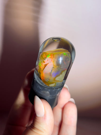 Ethiopian Water Opal in Display Case