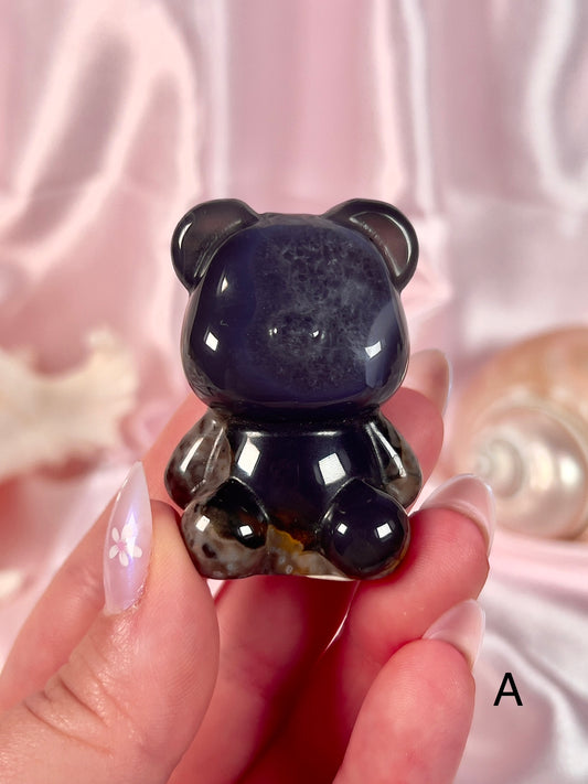 Volcano Agate Teddy Bears - Choose Your Own