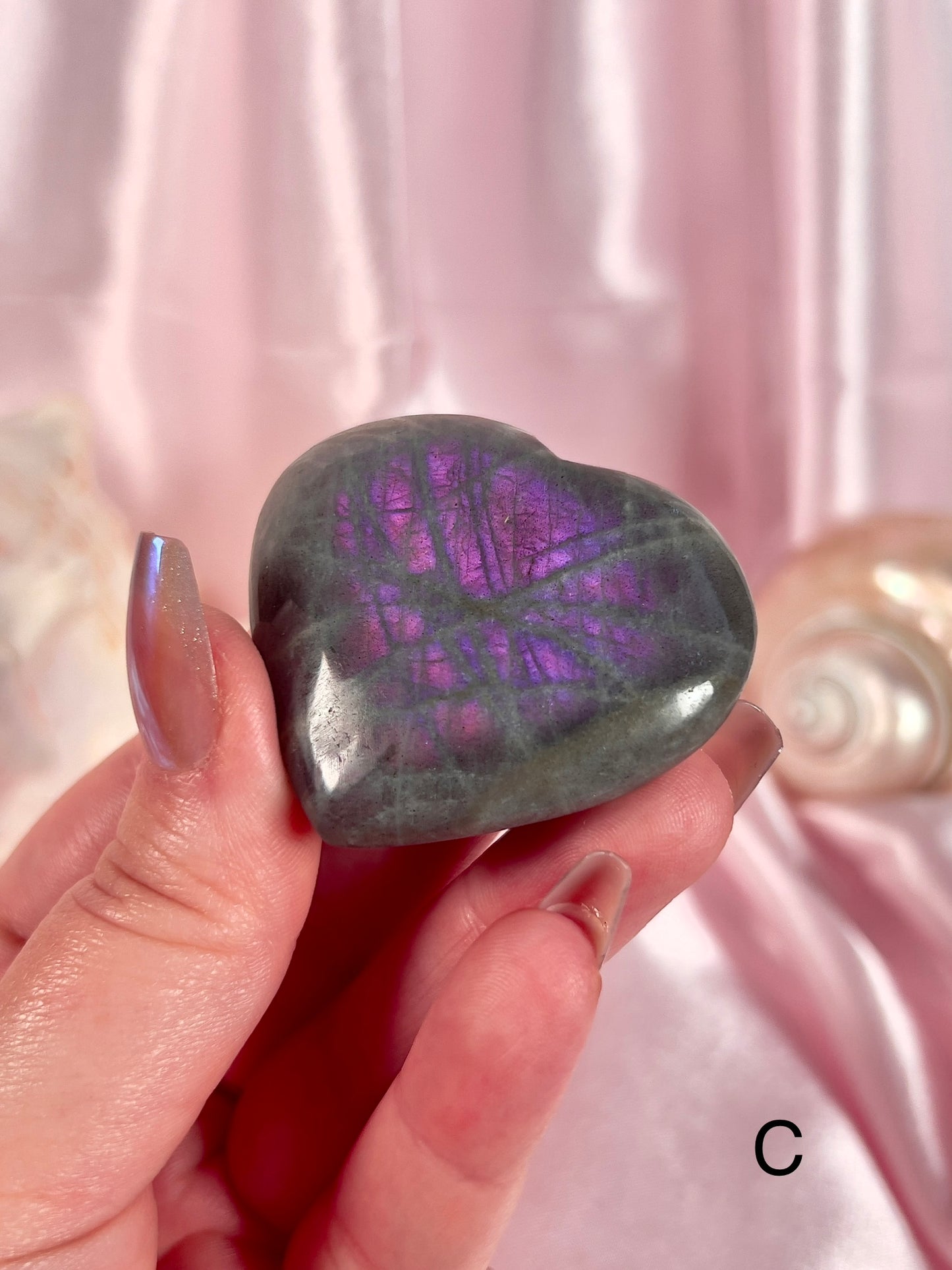 Sunset Labradorite Hearts - Choose Your Own