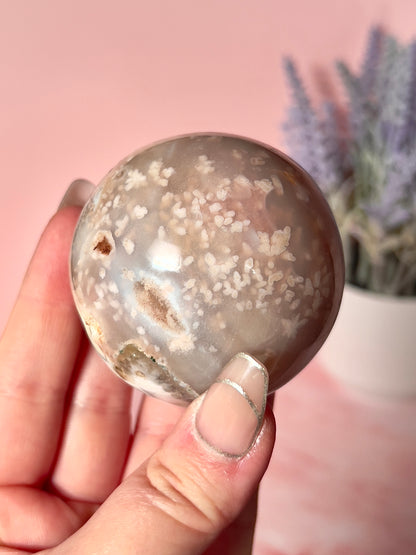 Kaleidoscope Flower Agate Sphere