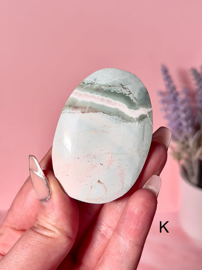 Beautiful Unicorn Jasper Crystal Palm Stones - Choose Your Own