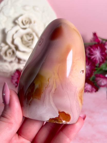 Pastel Pink and Purple Polychrome Freeform