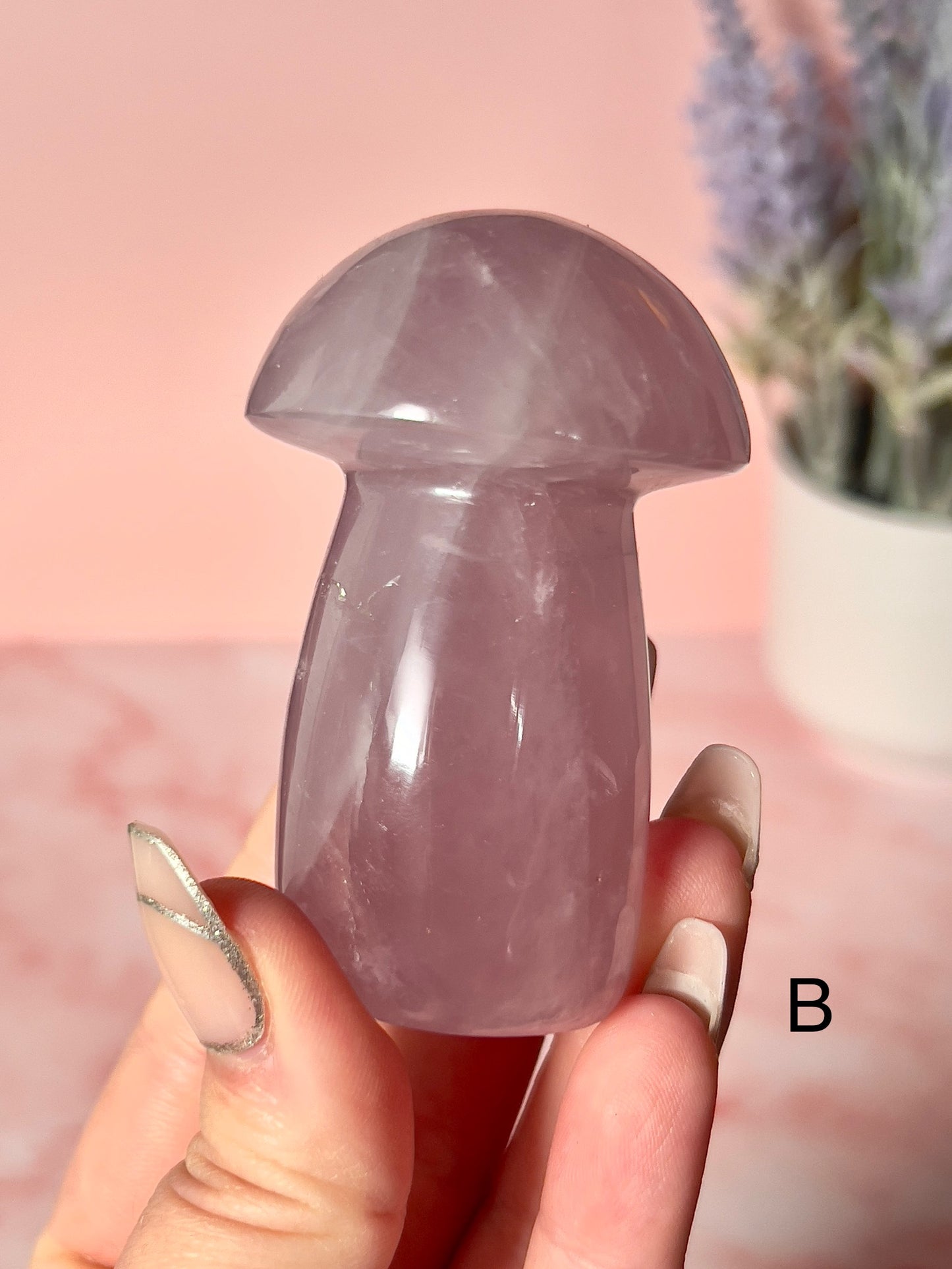 Rose Quartz Mushrooms - Choose Your Own