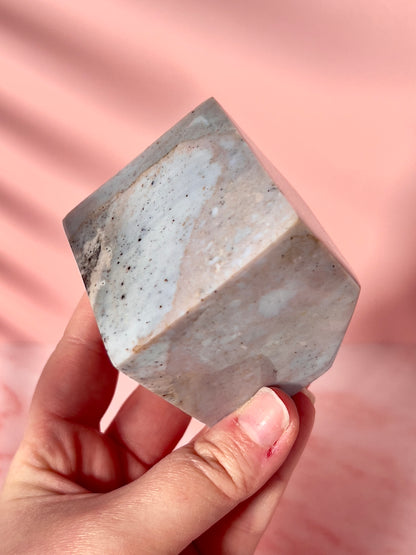 Pastel Sea Jasper Cube