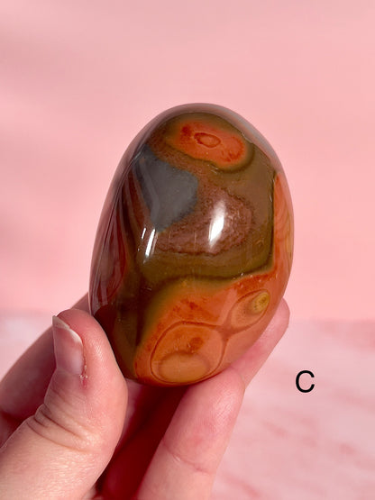 Jumbo Polychrome Palm Stones - Choose Your Own