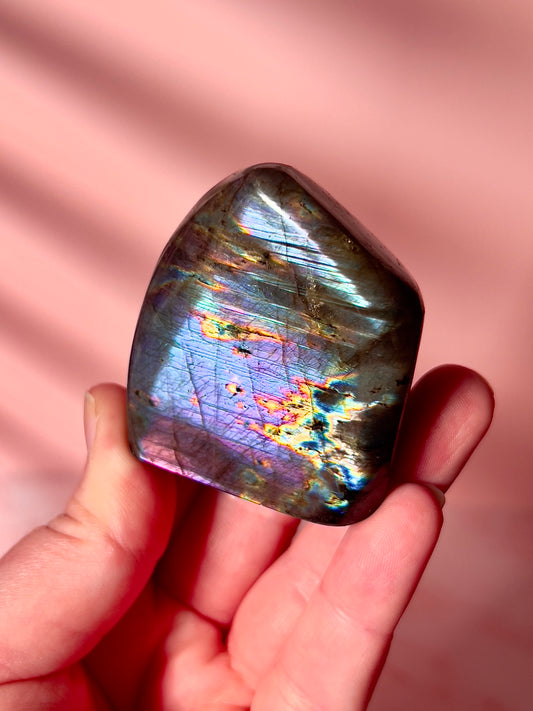 Purple and Blue Labradorite Freeform