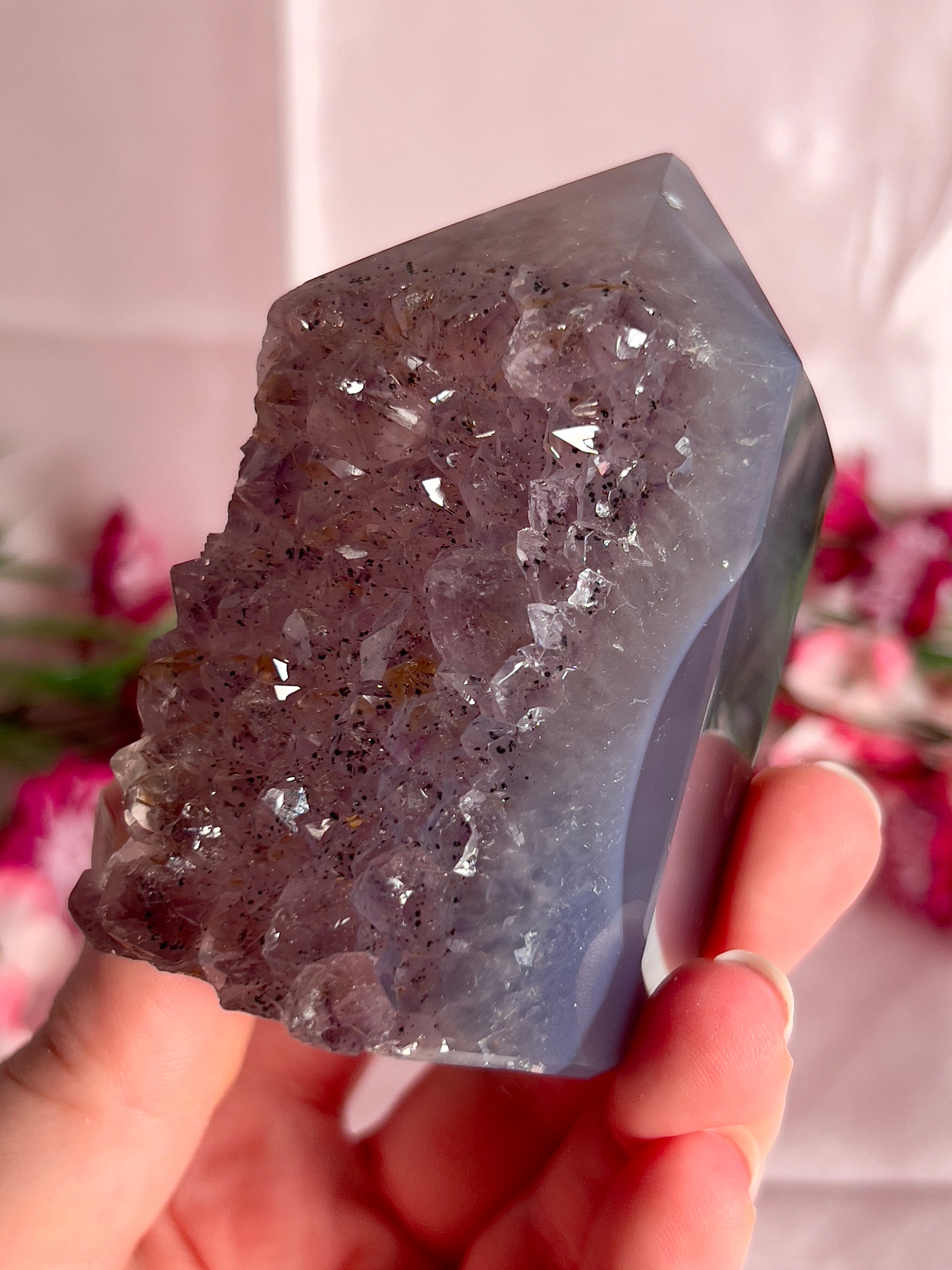 Amethyst Agate Tower from Brazil