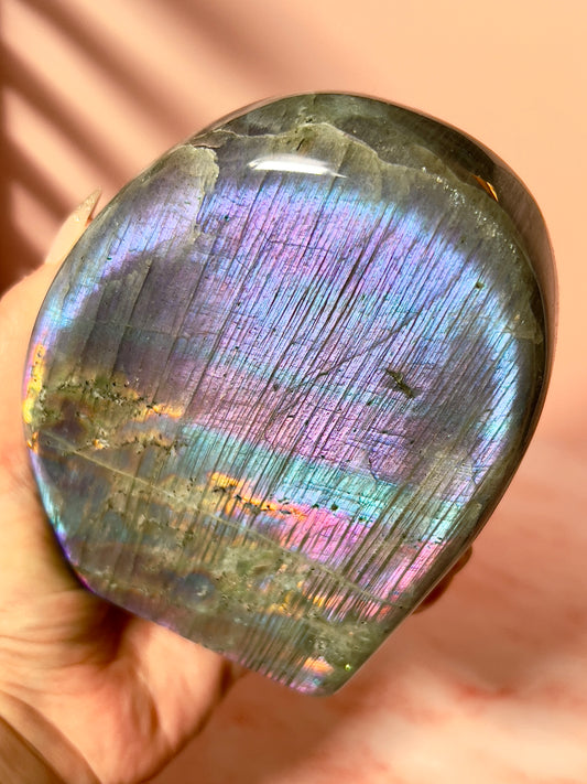 Blue and Purple Labradorite Freeform